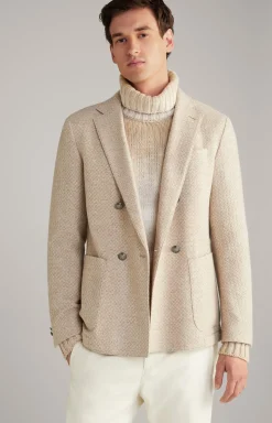 Sakko Lenderson in Hellbraun meliert