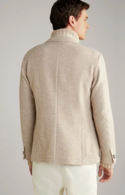 Sakko Lenderson in Hellbraun meliert