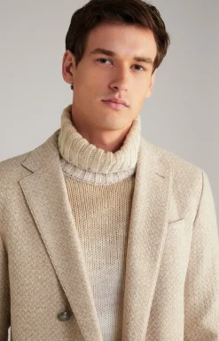 Sakko Lenderson in Hellbraun meliert