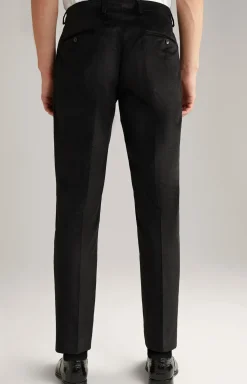 Samt-Baukastenhose Blayr in Schwarz