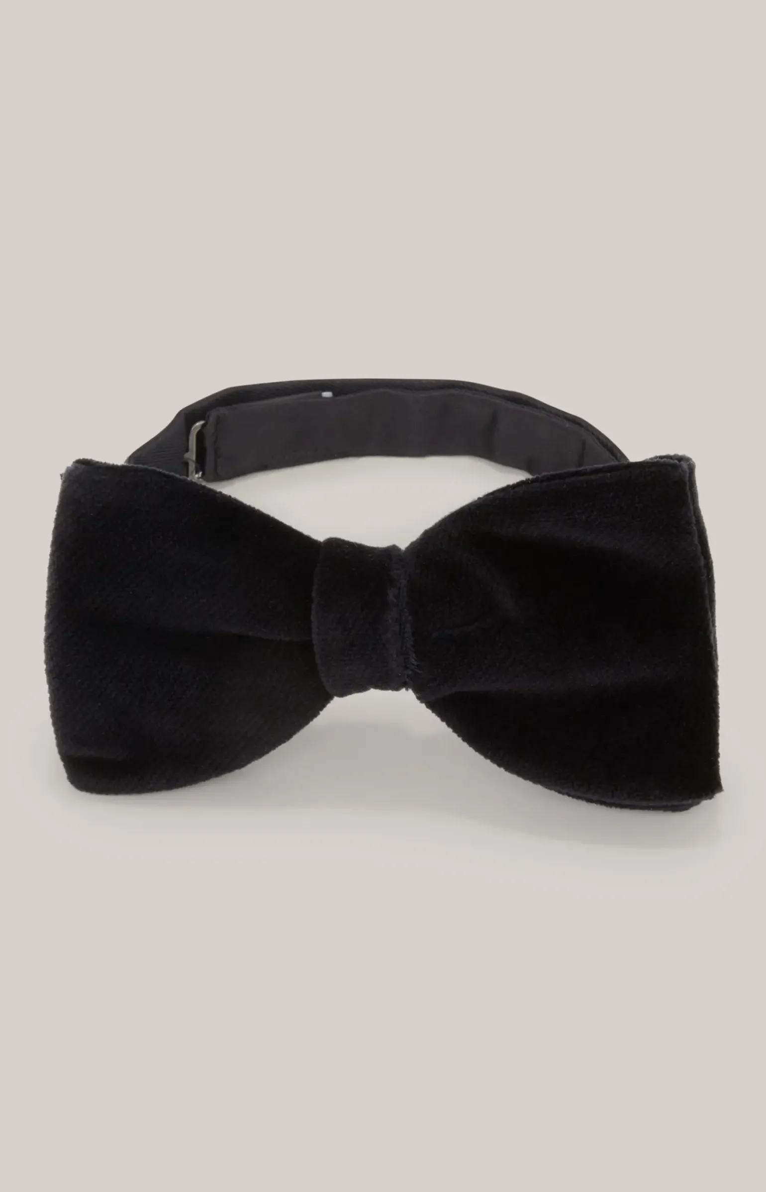 Samt-Fliege in Schwarz