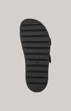 Sandale Decoro Unico Sofi in Schwarz