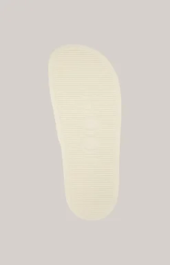 Sandale Lettera Marinos in Offwhite