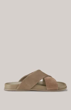 Sandale Velluto Achill in Braun