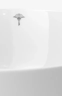 Schale Single Cornflower 23 cm in Weiß