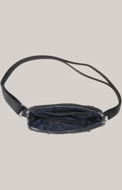 Schultertasche Barletta Milo in Schwarz