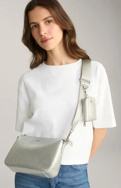 Schultertasche Decoro Lucente Jasmina in Silber