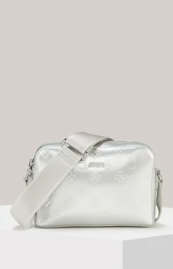 Schultertasche Decoro Lucente Cloe in Silber