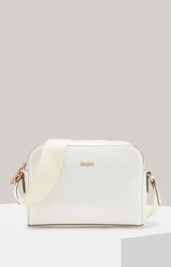 Schultertasche Decoro Lucente Cloe in Weiß