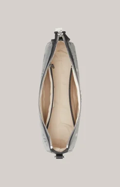 Schultertasche Decoro Stampa Jasmina in Schwarz