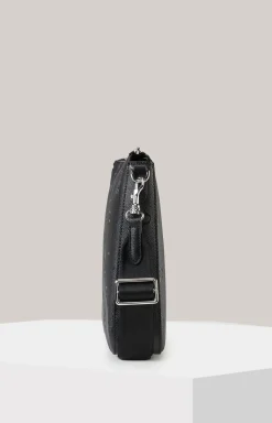 Schultertasche Decoro Stampa Jasmina in Schwarz