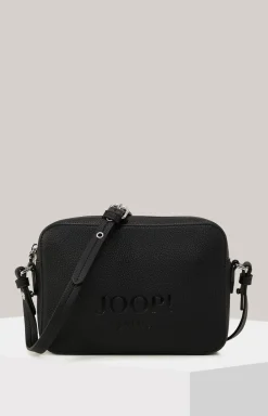 Schultertasche Lettera Cloe in Schwarz