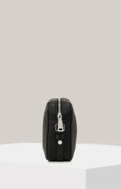 Schultertasche Lettera Cloe in Schwarz