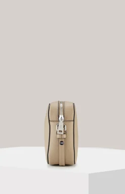 Schultertasche Lettera Cloe in Greige