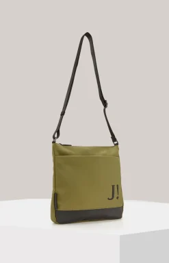 Schultertasche Marcena Milian in Grün/Schwarz