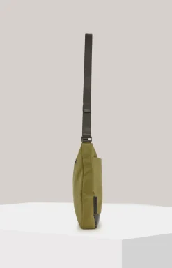 Schultertasche Marcena Milian in Grün/Schwarz