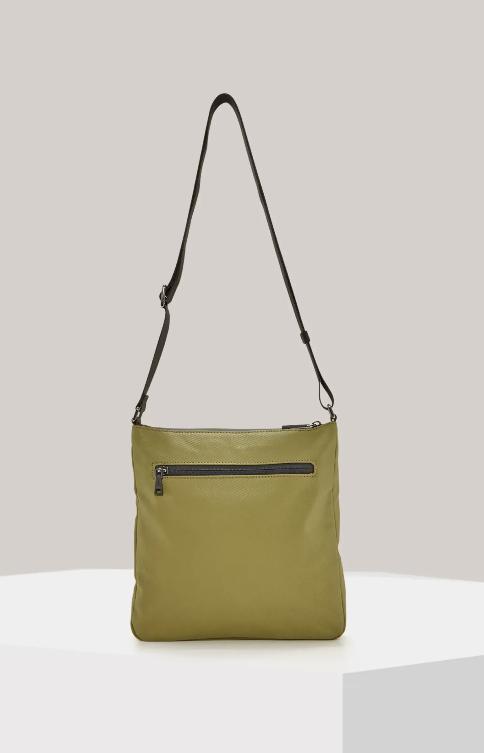 Schultertasche Marcena Milian in Grün/Schwarz