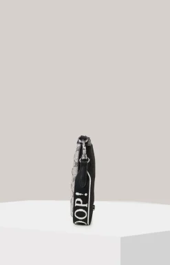 Schultertasche Mazzolino Pelo Wren in Schwarz