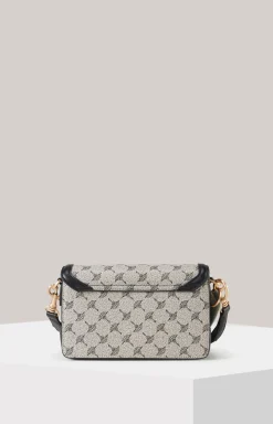 Schultertasche Mazzolino Edition Sousa in Schwarz/Offwhite