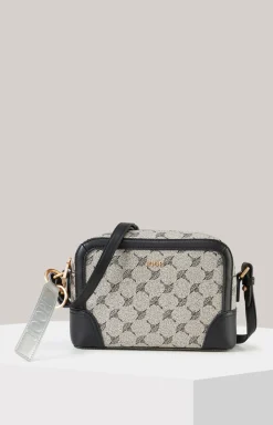 Schultertasche Mazzolino Edition Cloe in Schwarz/Offwhite