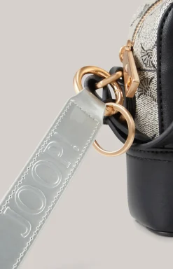 Schultertasche Mazzolino Edition Cloe in Schwarz/Offwhite