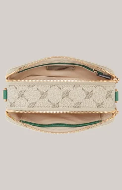 Schultertasche Mazzolino Diletta Susan in Beige/Grün