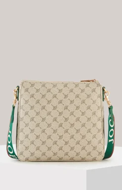 Schultertasche Mazzolino Diletta Jasmina in Beige/Grün