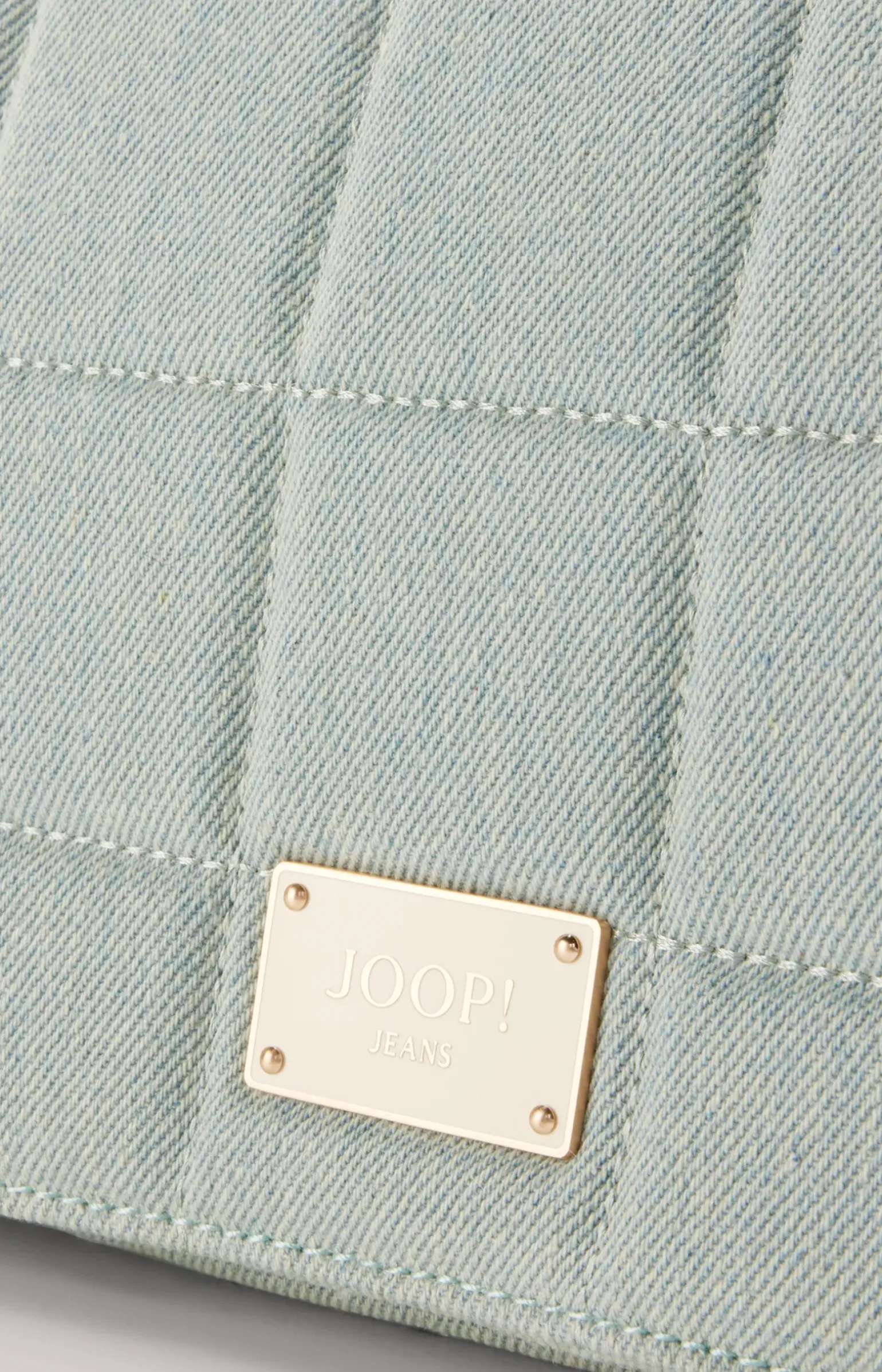 Schultertasche Ordine Denim Luzi in Hellblau