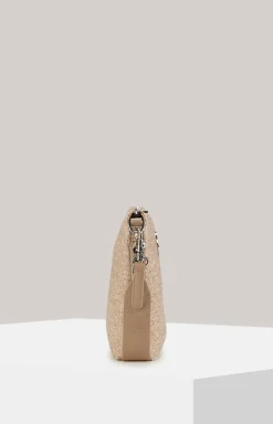 Schultertasche Paglia Letizia in Hellbraun