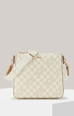 Schultertasche Piazza Diletta Jasmina in Greige