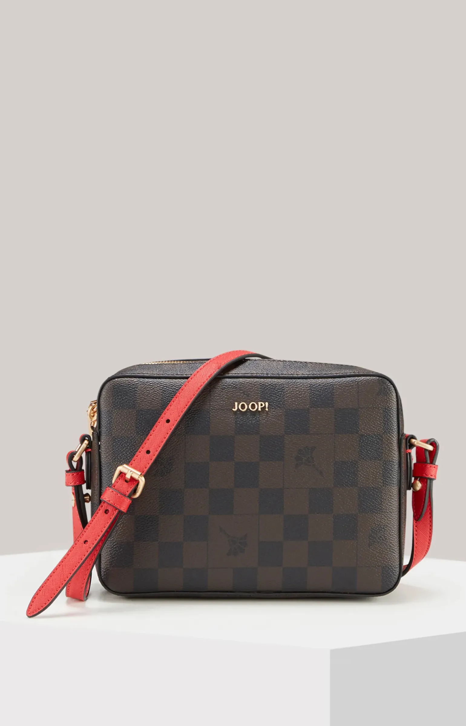 Schultertasche Piazza Edition Cloe in Braun/Schwarz