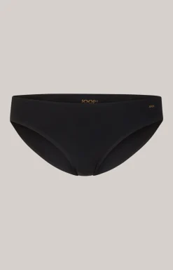 Seamless Bikini-Slip in Schwarz