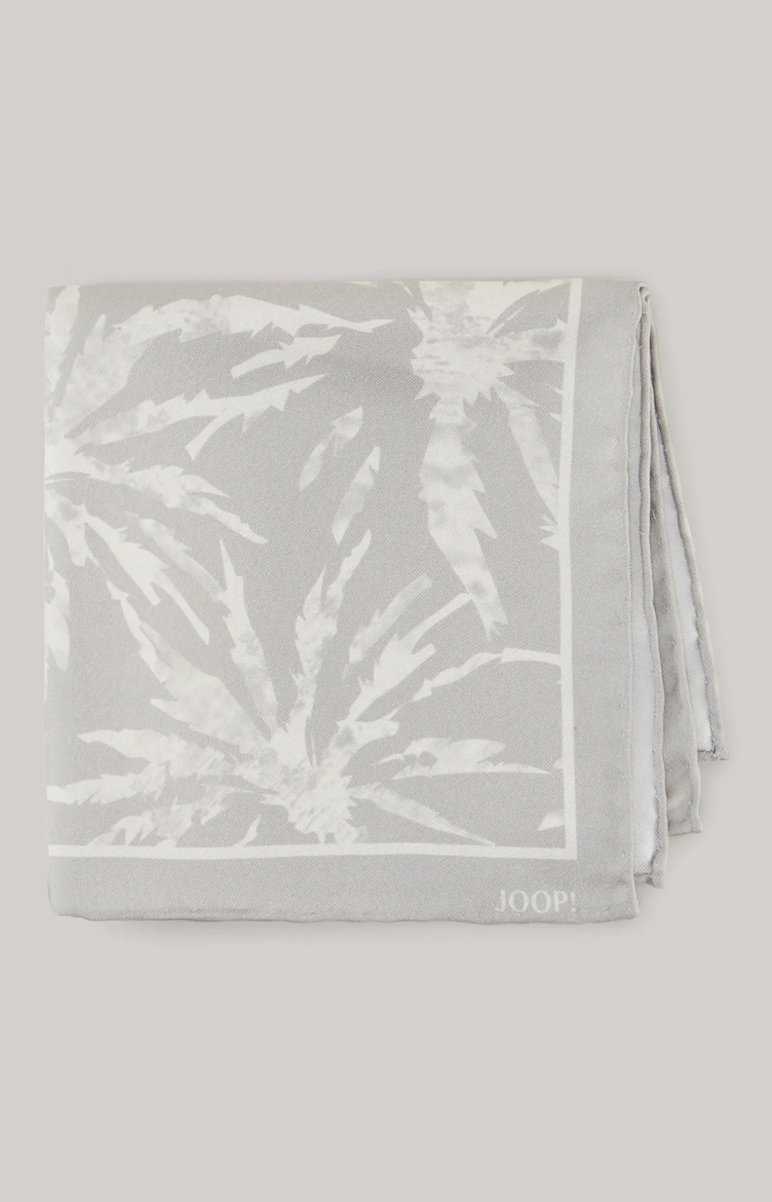 Seiden-Einstecktuch in Silber