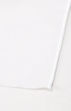 Seiden-Einstecktuch in Weiß