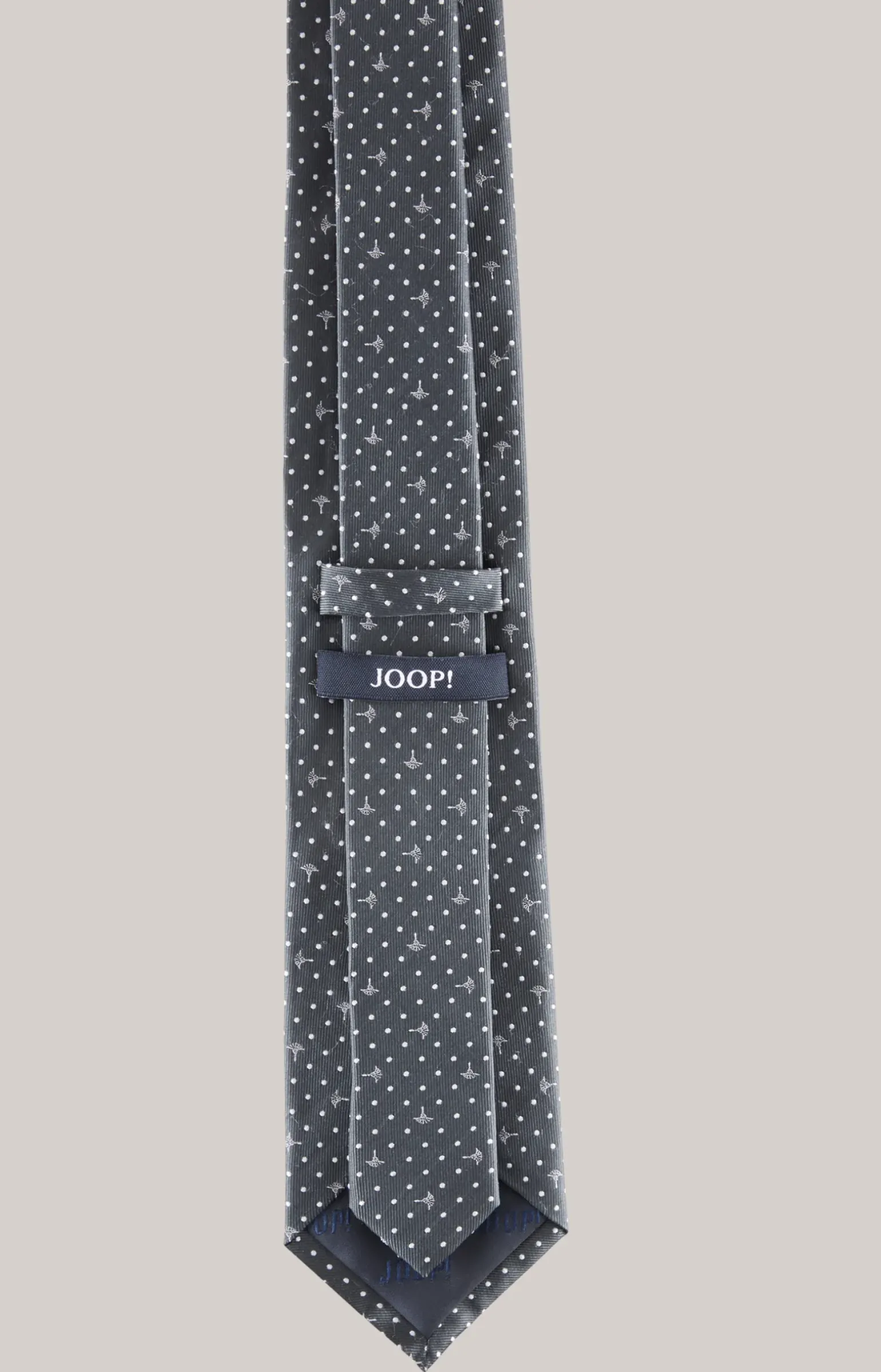 Seidenkrawatte in Dunkelgrau