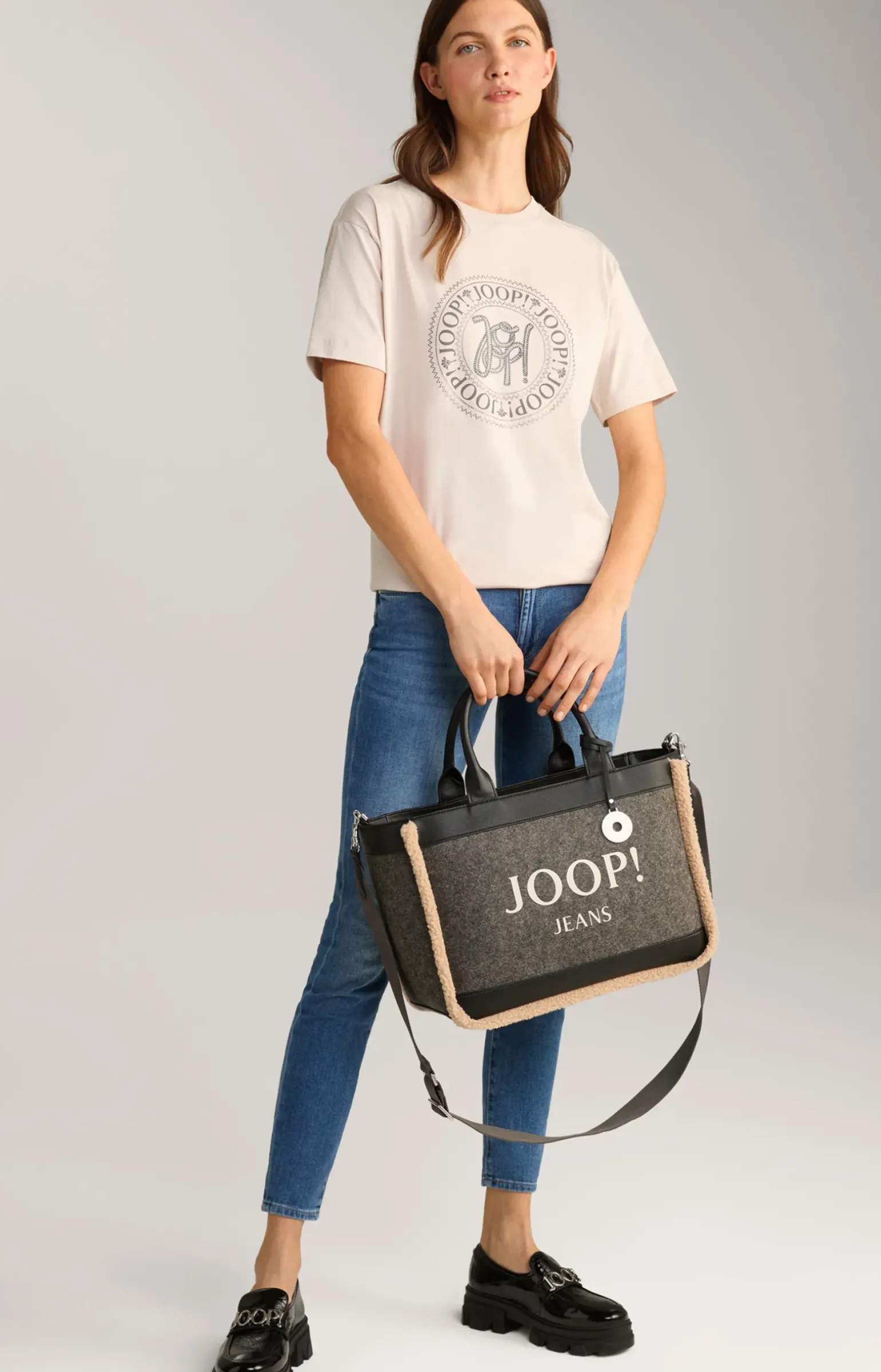 Shopper Calduccio Yvette in Dunkelgrau