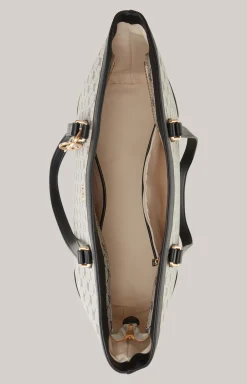 Shopper Mazzolino Edition Mariella in Schwarz/Offwhite