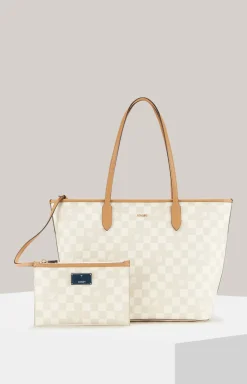 Shopper Piazza Diletta Lara in Greige