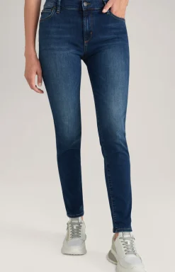 Slim-Jeans Sol in Dark Blue Washed
