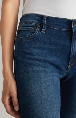 Slim-Jeans Sol in Dark Blue Washed