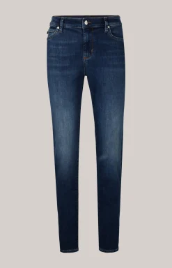 Slim-Jeans Sol in Dark Blue Washed