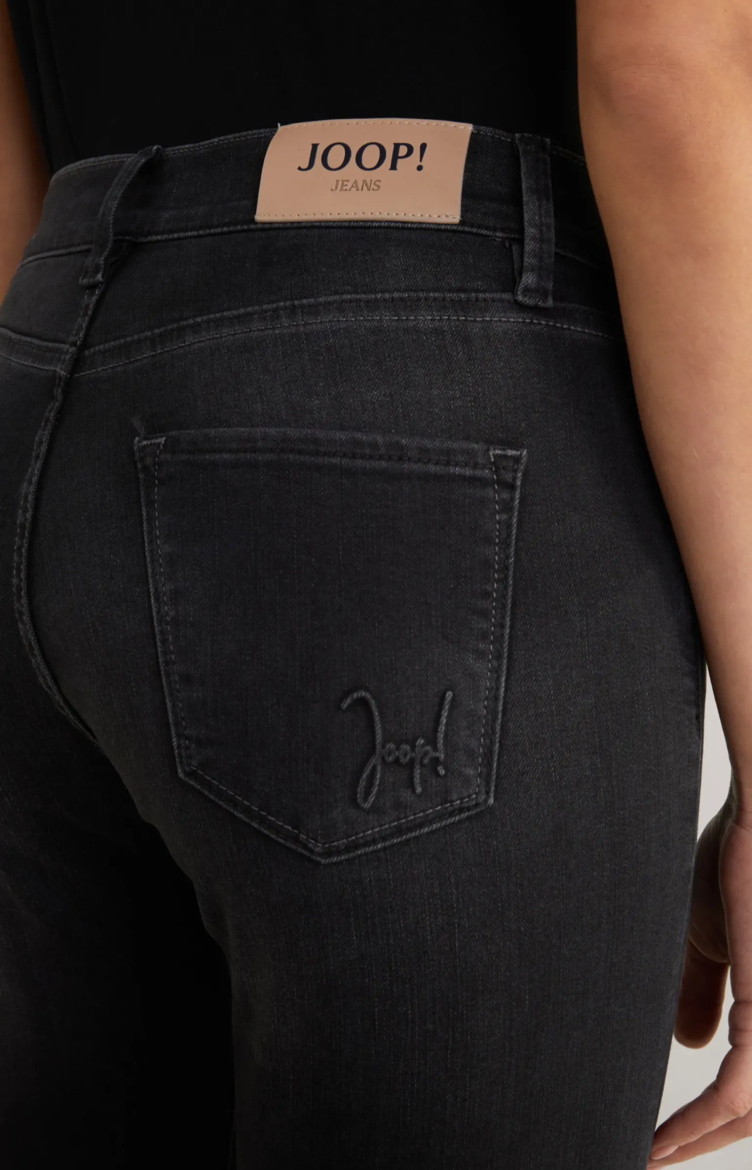 Slim-Jeans Sol in Dark Grey Washed