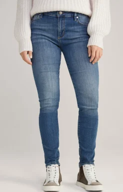 Slim-Jeans Sol in Medium Blue Washed