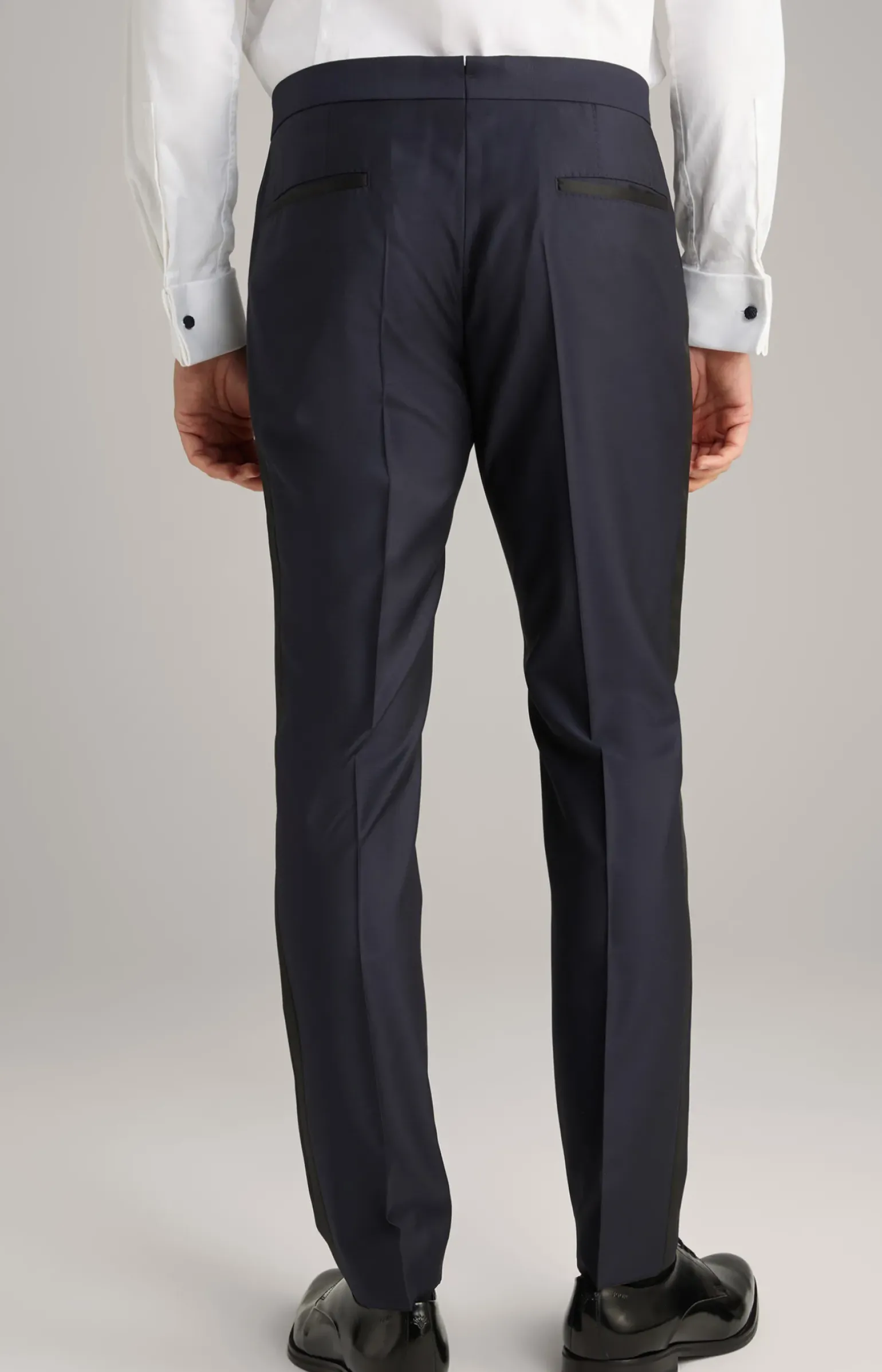 Smoking-Baukastenhose Bask in Dunkelblau