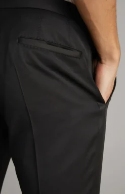 Smoking-Baukastenhose Bask in Schwarz