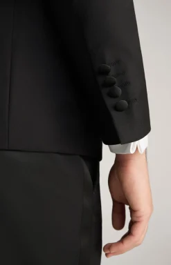 Smoking-Baukastensakko Horace in Schwarz