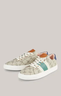 Sneaker Mazzolino Due Coralie in Taupe/Grün/Blau