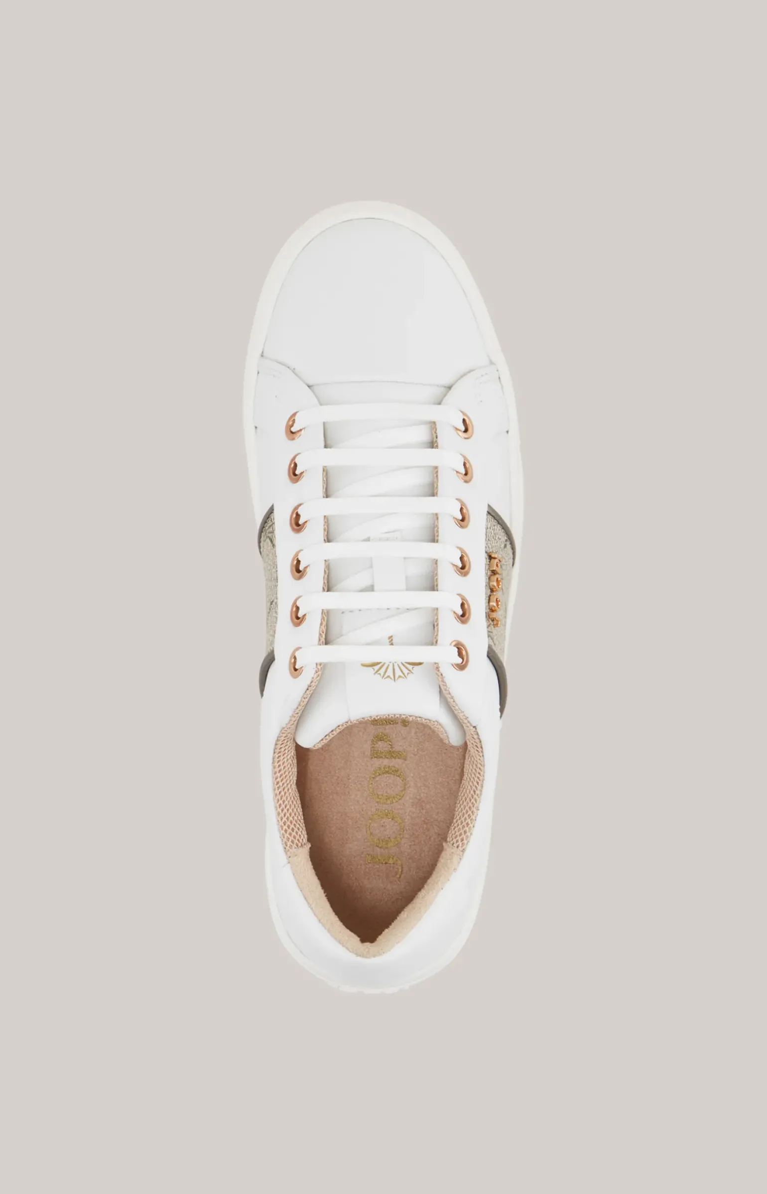 Sneaker Mazzolino Lista Coralie in Offwhite/Beige