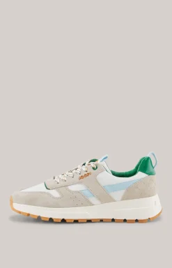 Sneaker Retron New Hannis in Beige/Grün