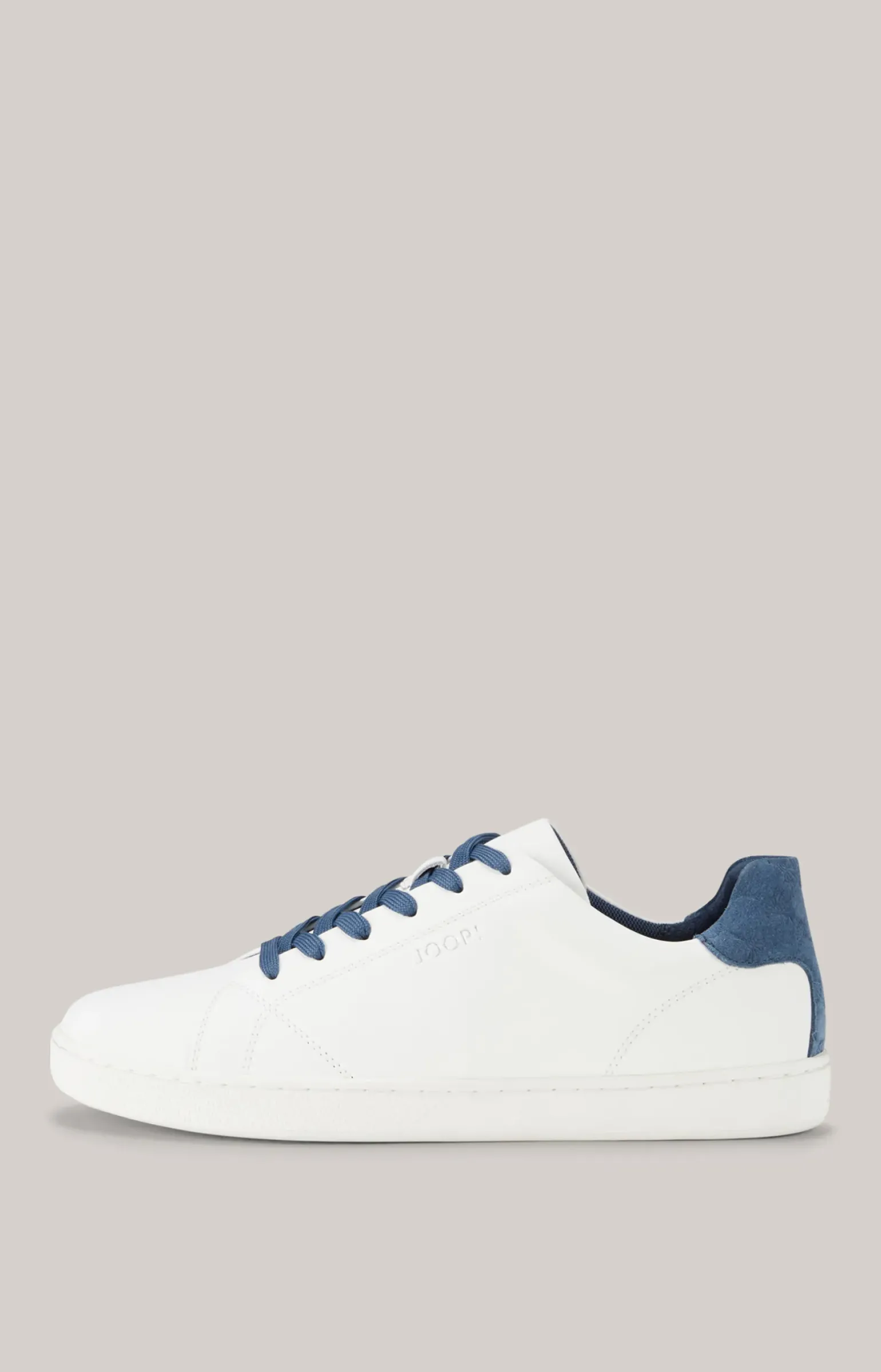 Sneaker Stampa Fine Strade in Weiß/Blau